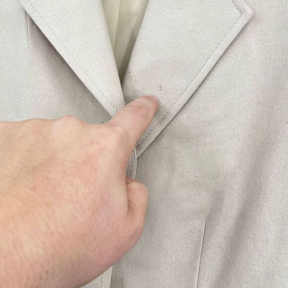 Vintage Young Pendleton Blazer Jacket Tan Wool Single Breasted Youth Kid's Sz 10 - Picture 8 of 8